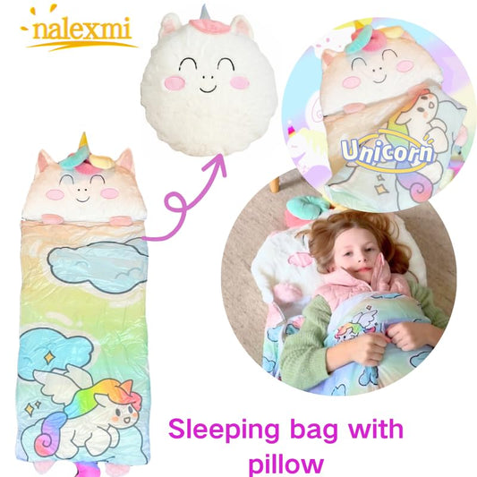 Nalexmi 3-in-1 sleeping bag pillow set provides versatile night-time comfort