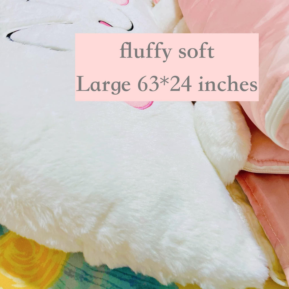 Nalexmi round pillow close-up shows plush support for naps