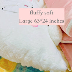 Nalexmi round pillow close-up shows plush support for naps