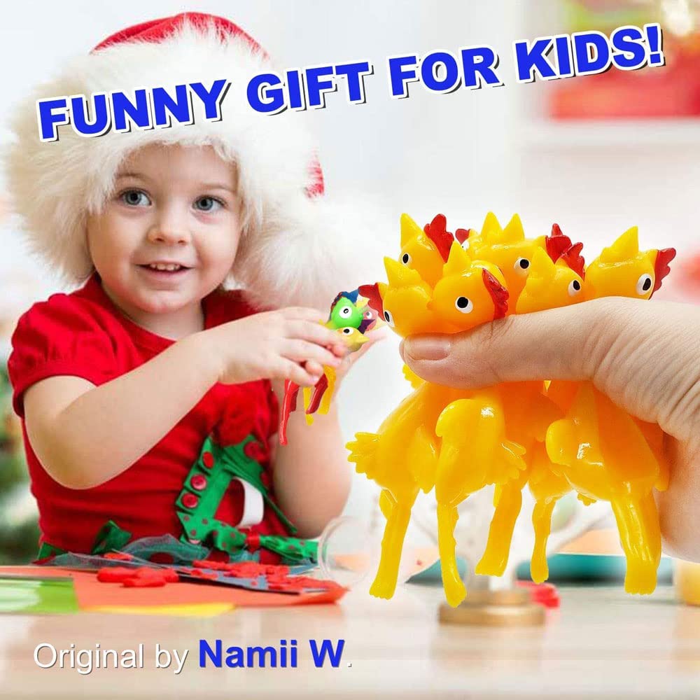 Namii W Easter and holiday gifts featuring colorful slingshot chickens.