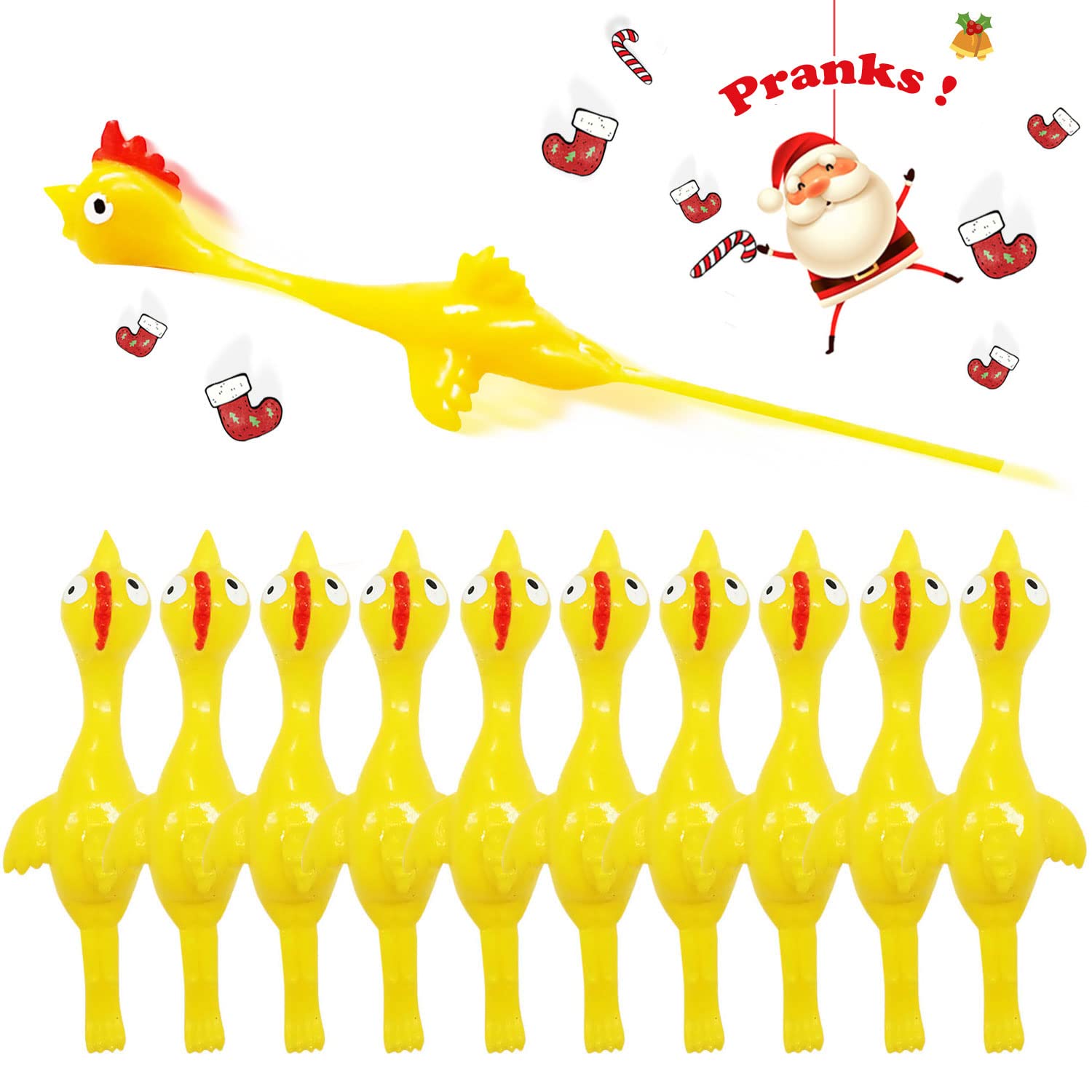 Namii W rubber chicken slingshot pack for outdoor party fun