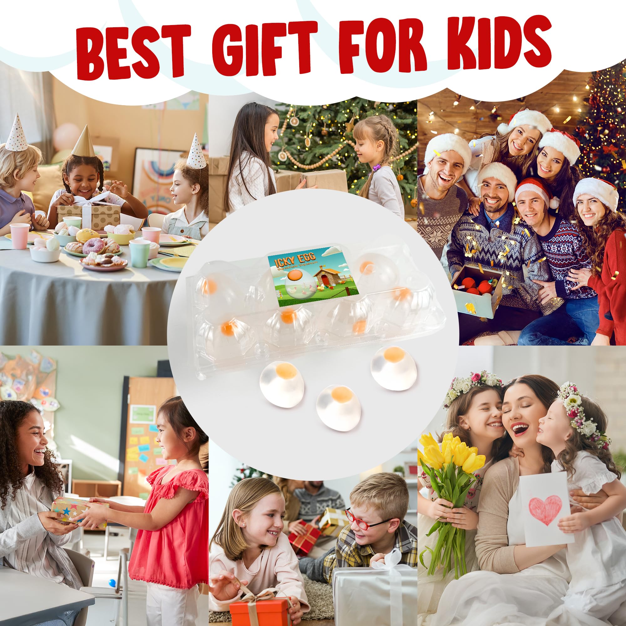 Namre Squishy Splat Eggs enjoyed by kids and adults during family time