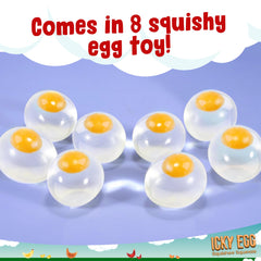 Namre Squishy Splat Eggs used as party favors to spark playful interaction