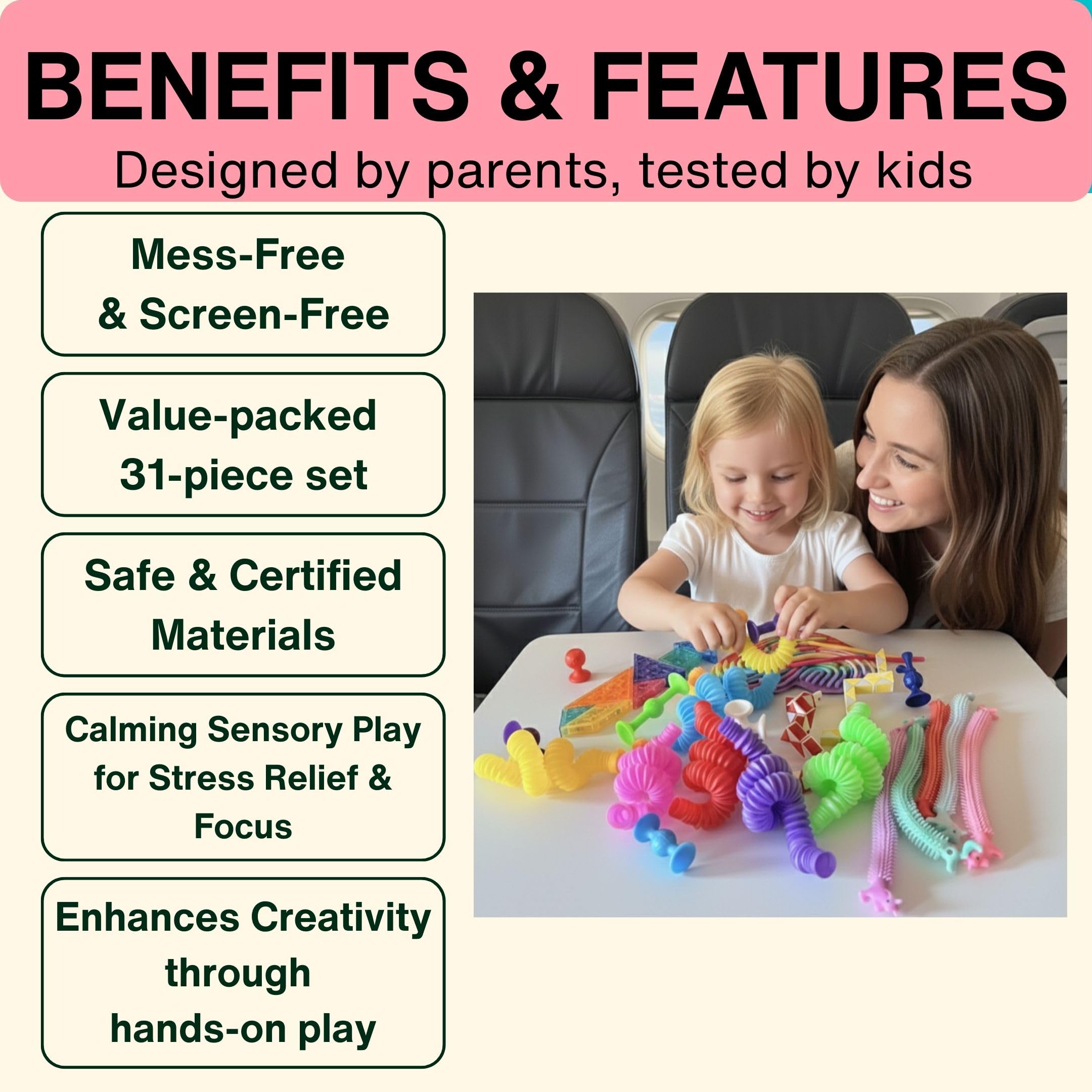 NAMUWASAE Magnetic Tangram encourages problem solving in small sessions.