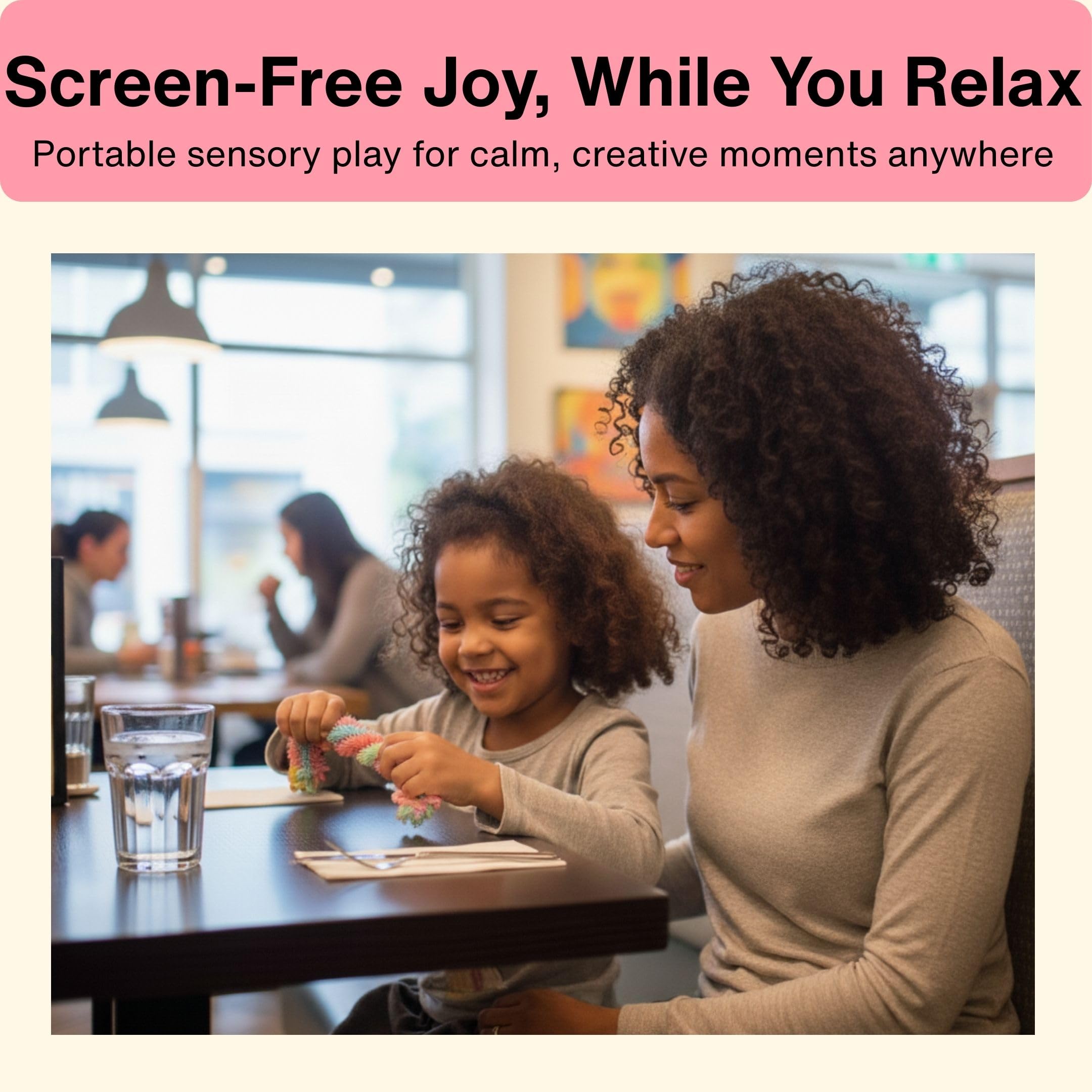 NAMUWASAE Stretchy Sensory Strings provide calming tactile stimulation.