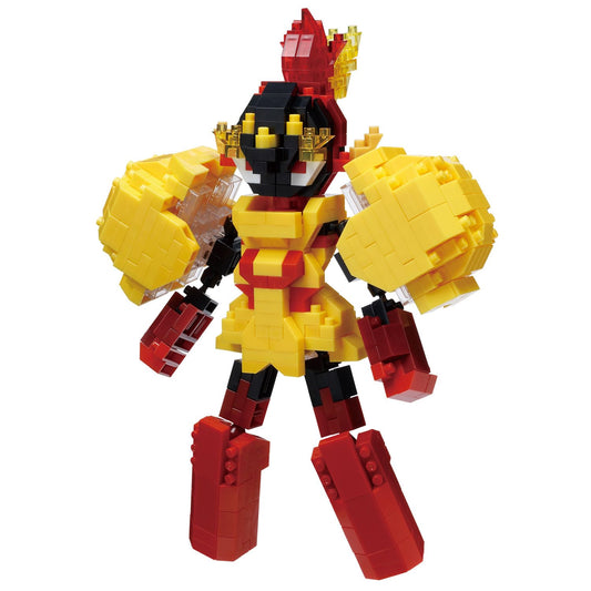 Nanoblock Armarouge RS model side view for display-ready collectors.