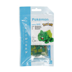 Nanoblock Bulbasaur collectible model perfect for gift and shelf display.