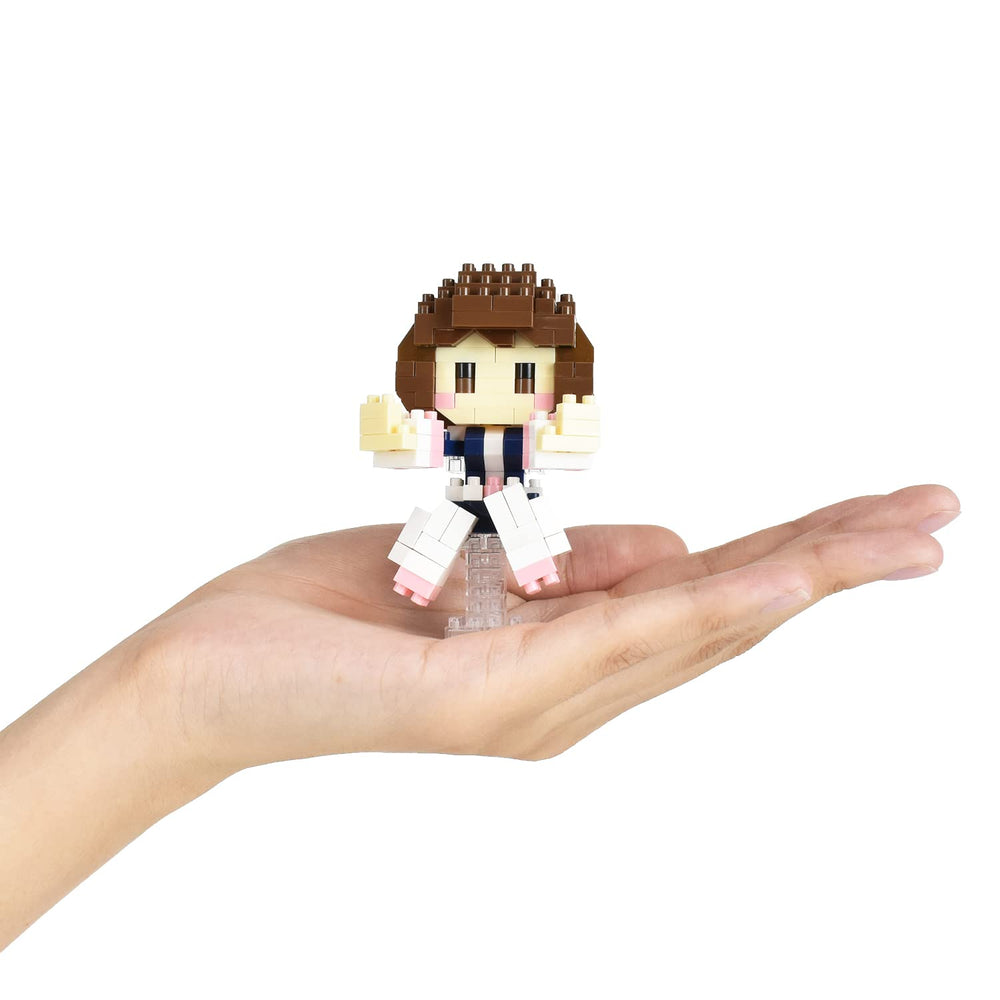 Character Collection Ochako Uraraka by Nanoblock, officially licensed for collectors.