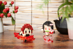 Nanoblock Zenitsu Agatsuma with clear assembly steps for an engaging build.