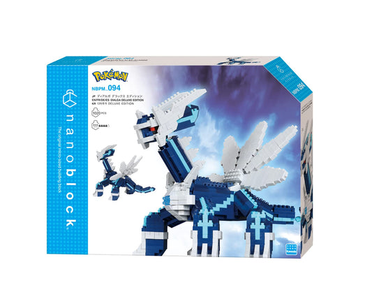 1020-piece Dialga DX build shown for intricate detailing and realism.