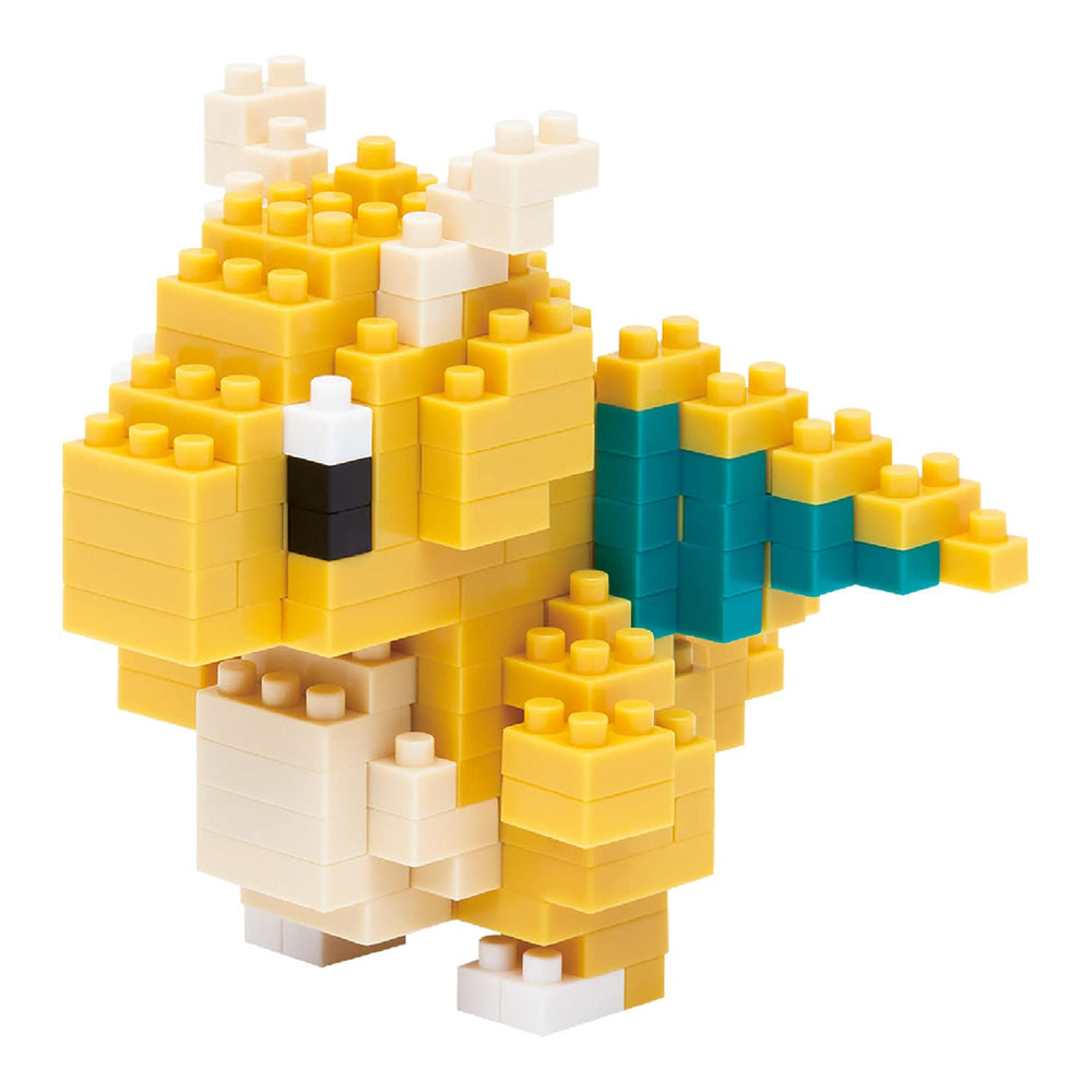 nanoblock Dragonite Pokémon model with 190 pieces for detailed display.