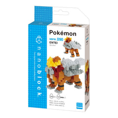 Nanoblock Entei 240-piece model showcases detailed sculpt and realism.