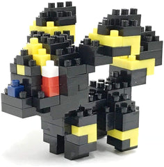 Nanoblock Espeon instruction guide shown to aid precise building.
