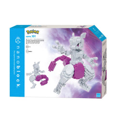 Compact Nanoblock Mewtwo Deluxe display piece for desks