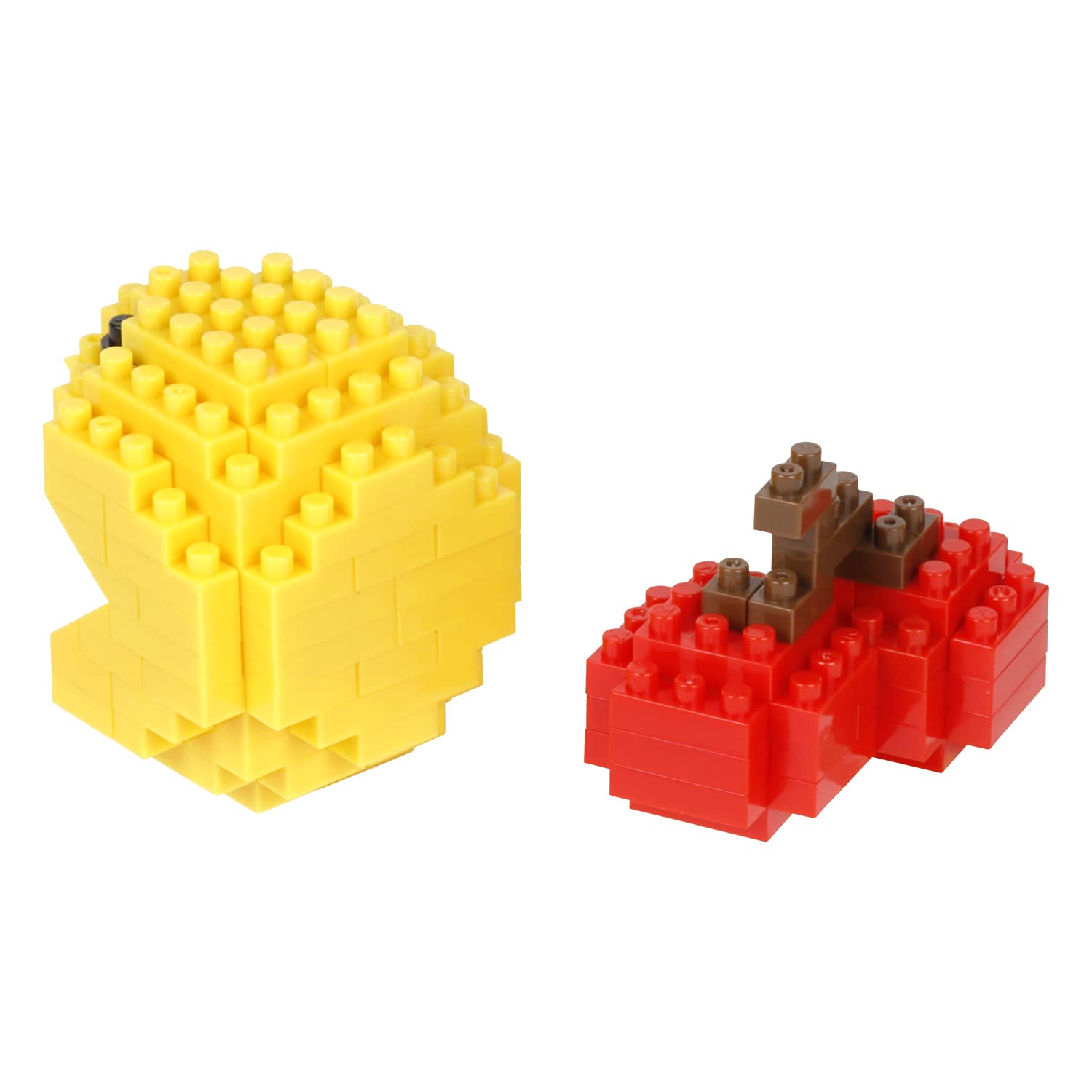 Nanoblock Pac-Man & Cherry close-up detail shows character expressions