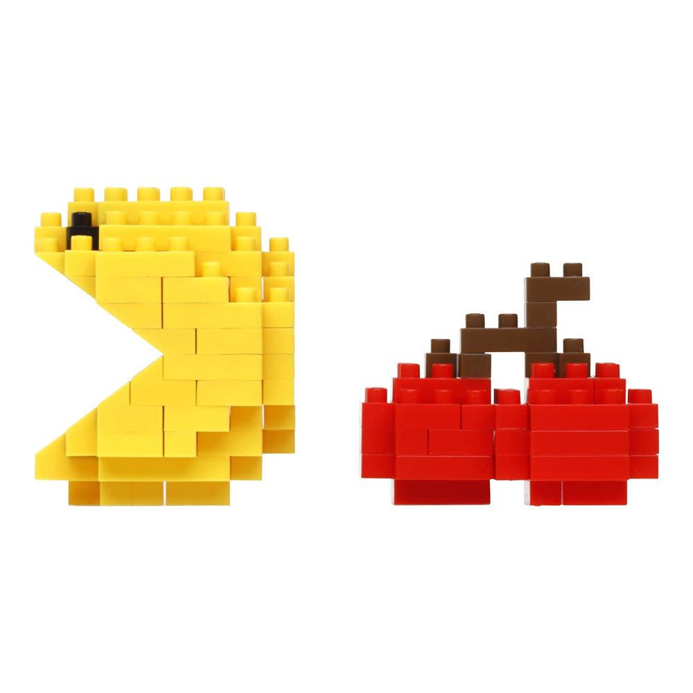 Nanoblock Pac-Man & Cherry desk display perfect for fans and collectors