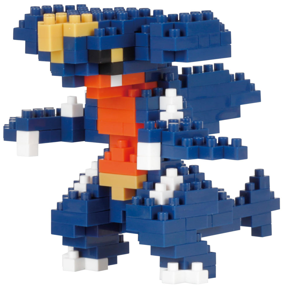 Nanoblock Garchomp model detail for stylish desktop display