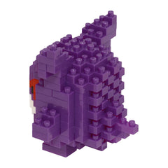 Nanoblock Gengar assembly guided by step-by-step instructions for confident build.