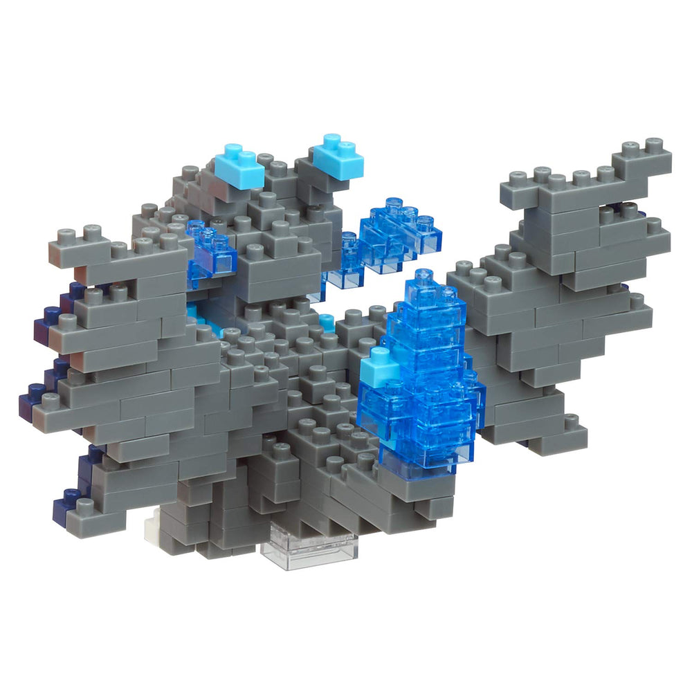 Nanoblock Mega Charizard X box and instructions signal licensed, safe building