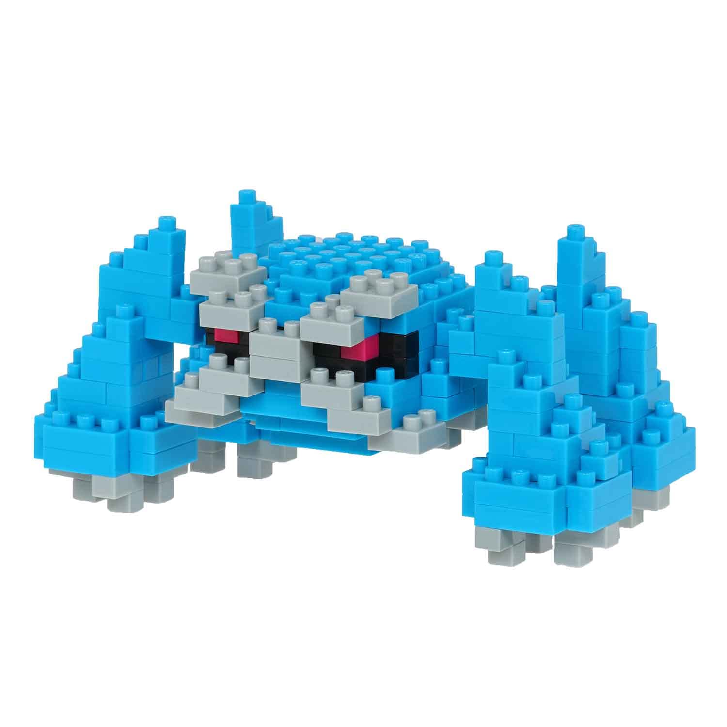 Nanoblock Metagross front view for compact display and detailed realism.