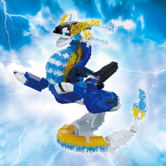 Nanoblock Miraidon DX 1080 pieces; dense build for experienced hobbyists.