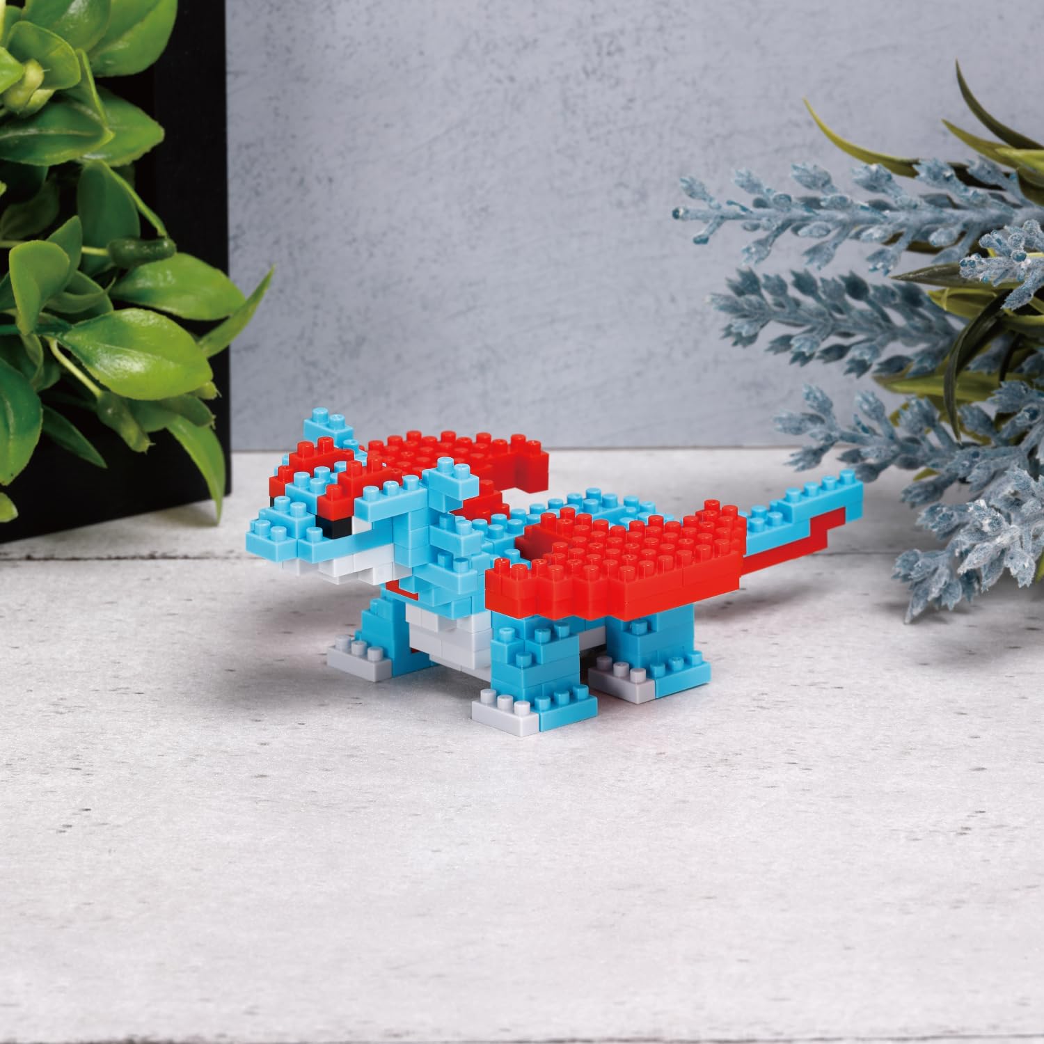 Step-by-step instructions guide precise assembly of the intricate Salamence model.