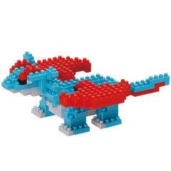 nanoblock Salamence figure for compact display and collection on desks.