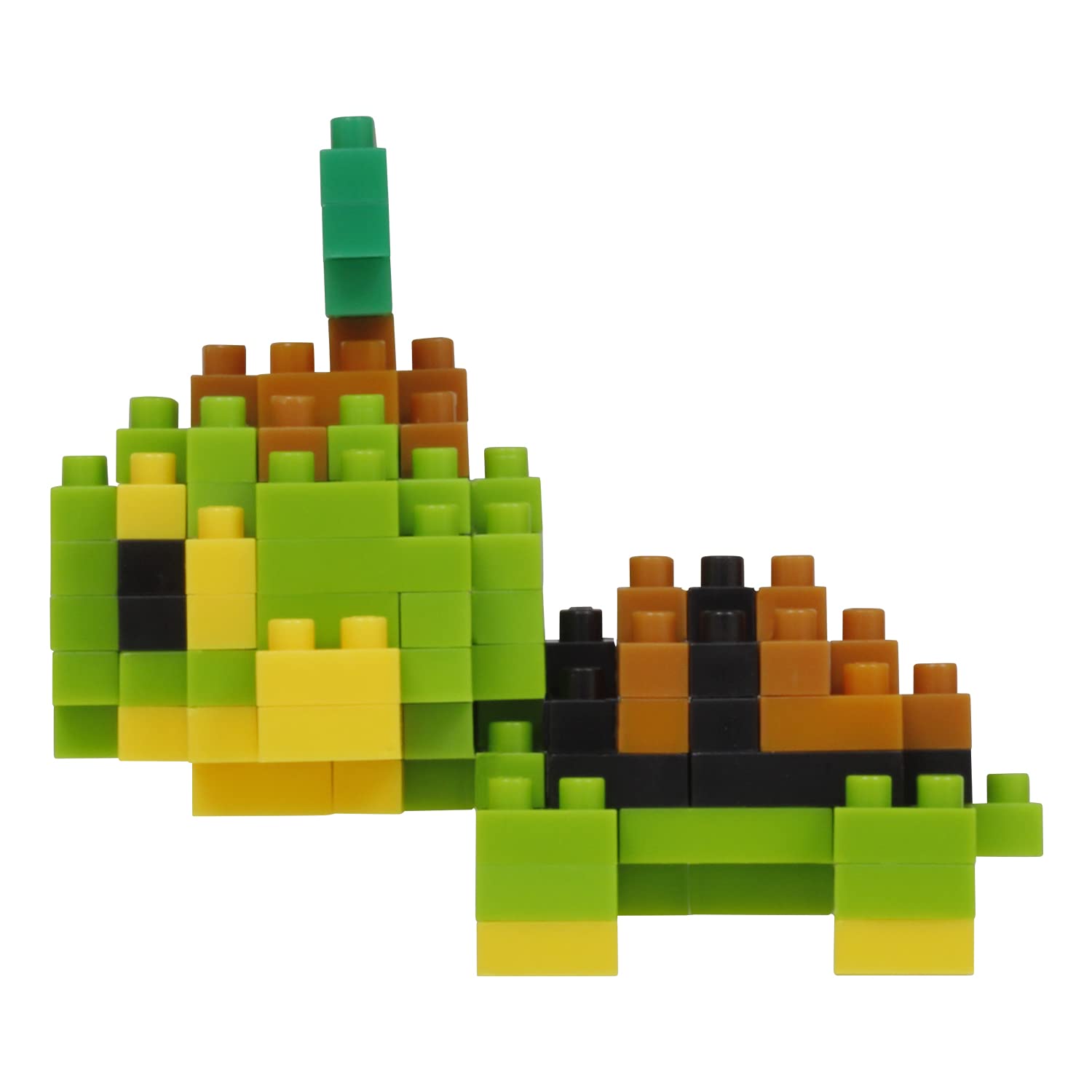 Nanoblock Pokémon Turtwig box features Bandai Namco label indicating licensed safe toy.