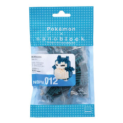 Nanoblock Snorlax Bandai Namco box label indicating license