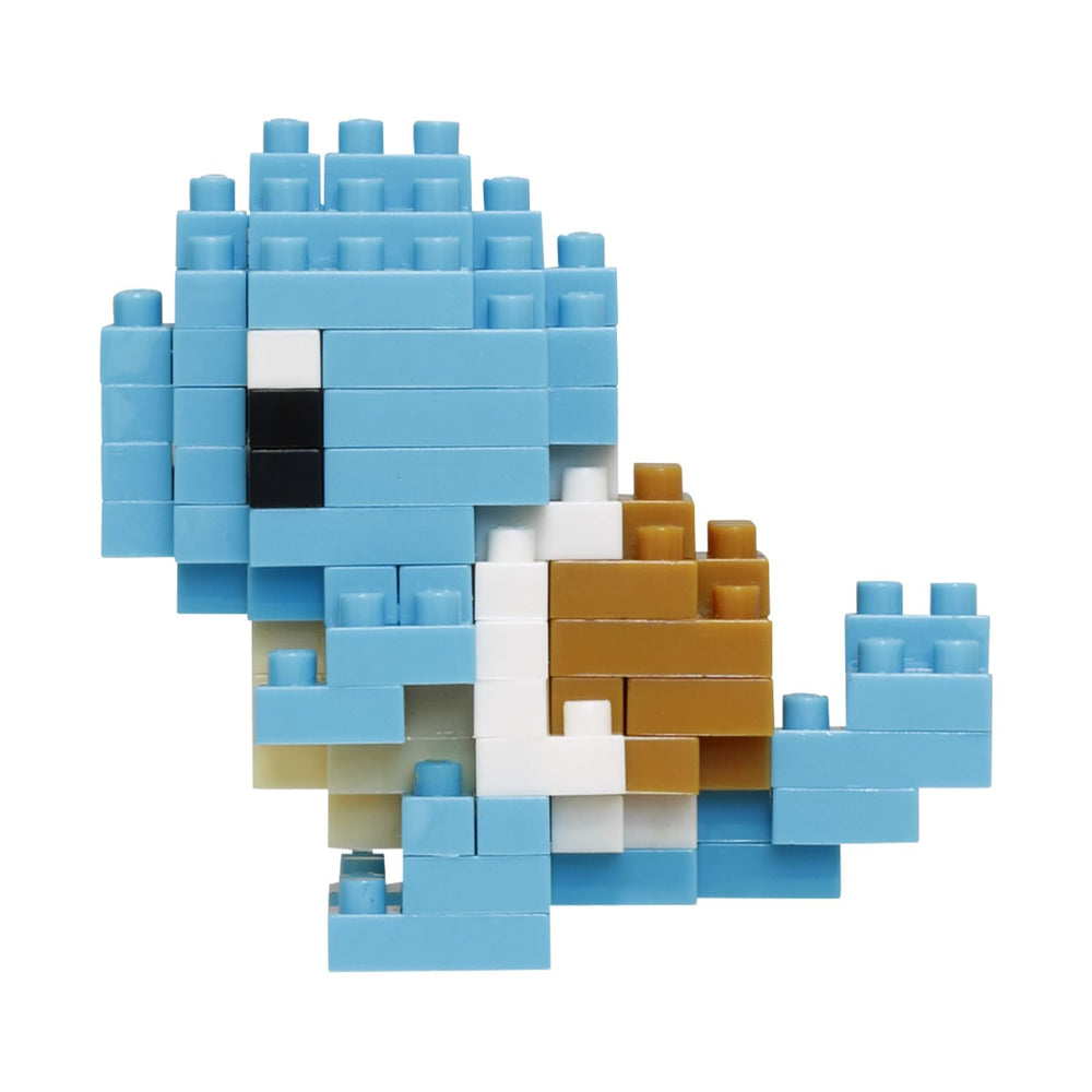 Nanoblock tiny bricks enable fine 3D detailing for accurate Squirtle sculpture