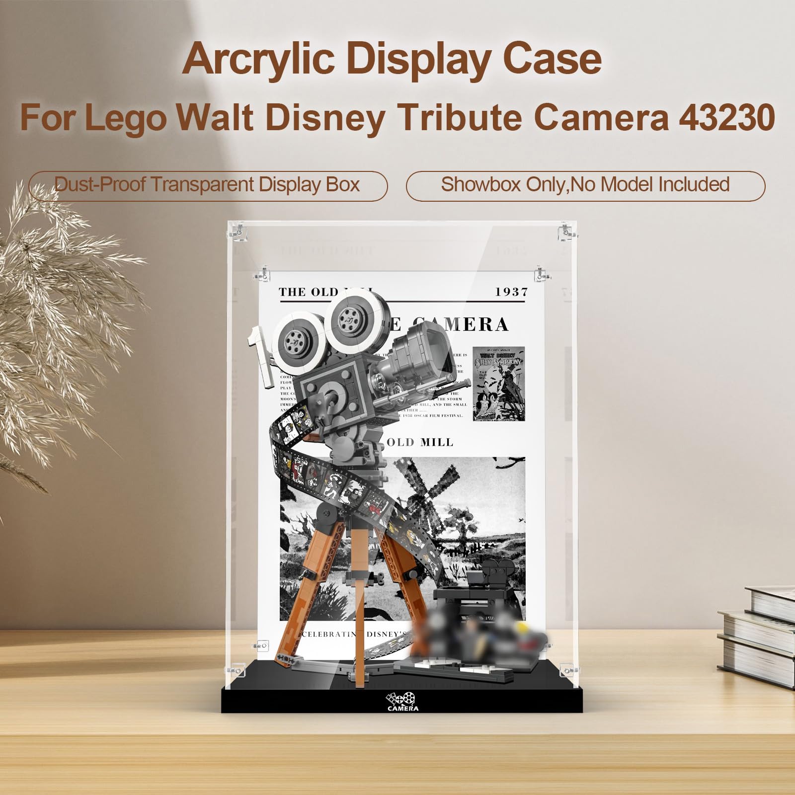 NAOCARD base and screws showcase sturdy assembly for long-lasting display.
