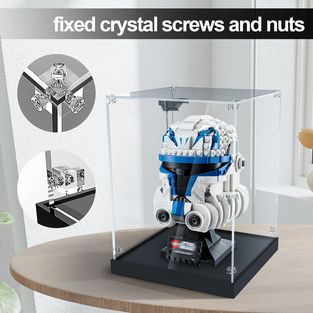 NAOCARD case requires protective-film removal for crystal-clear viewing after assembly.