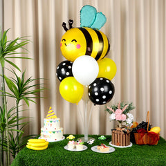 Naozinebi matte white balloons provide clean backdrop for photos