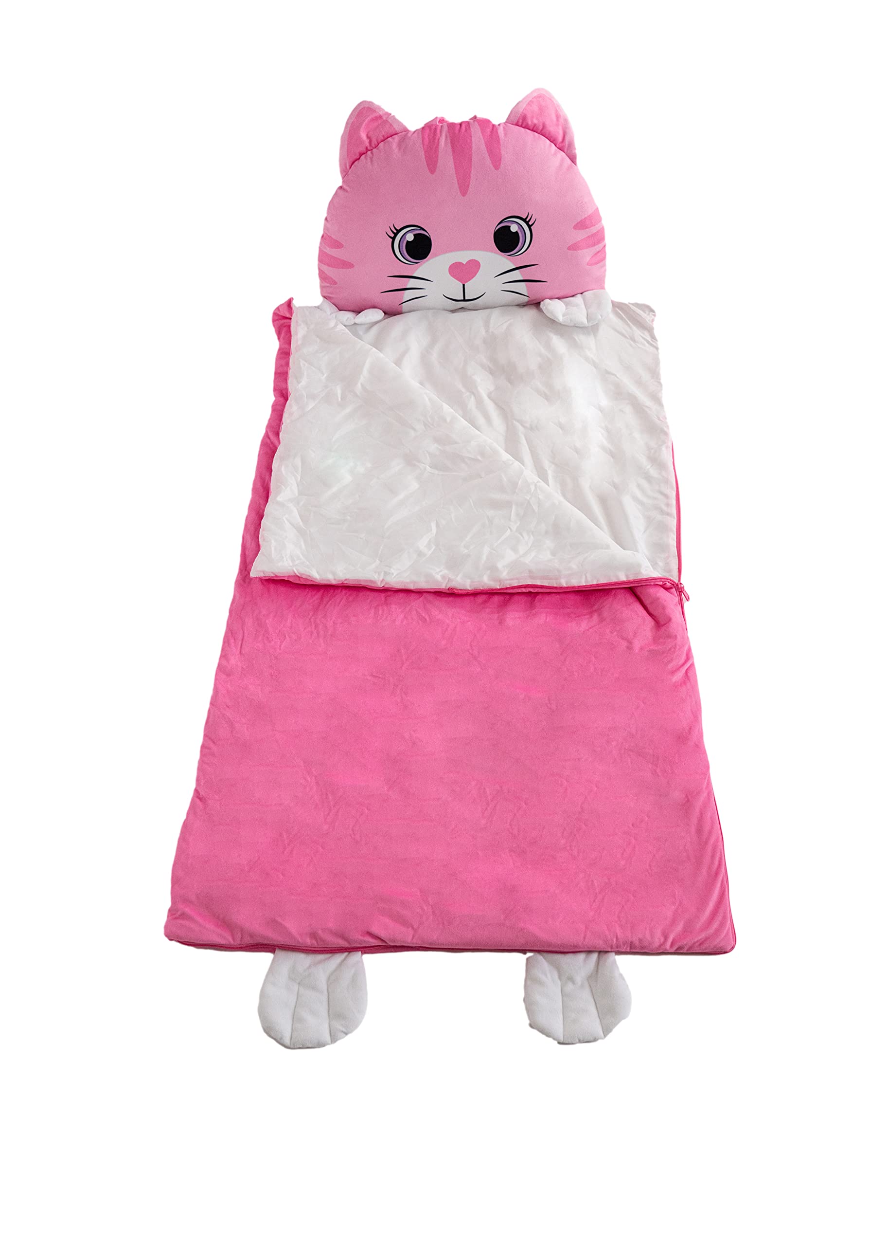 Nap Buddy rolled-pillow compact design for easy transport.