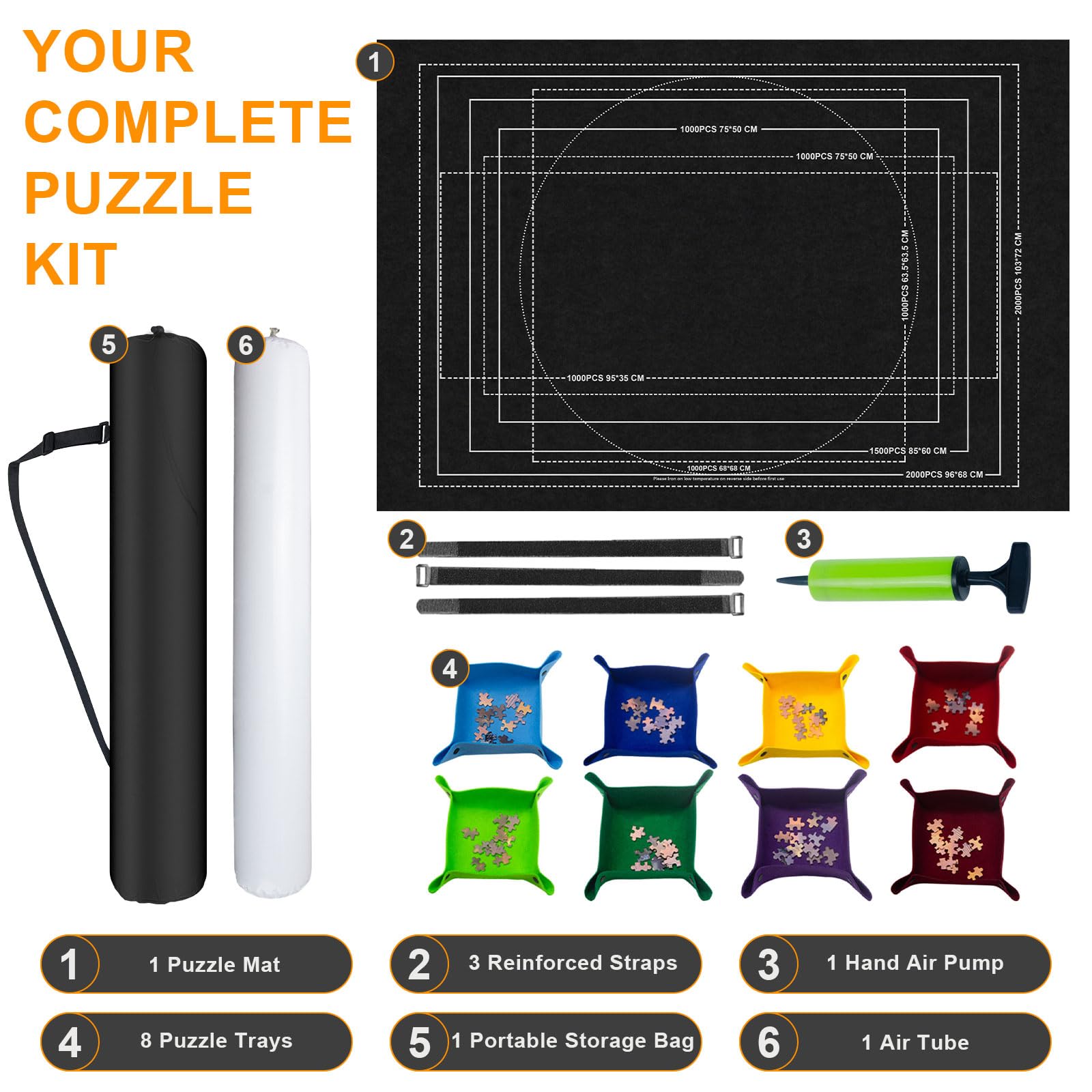 Napzy Portable Jigsaw Mat ready for hotel room puzzles.