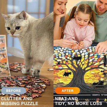 Napzy Puzzle Mat Rollup eight trays for color sorting