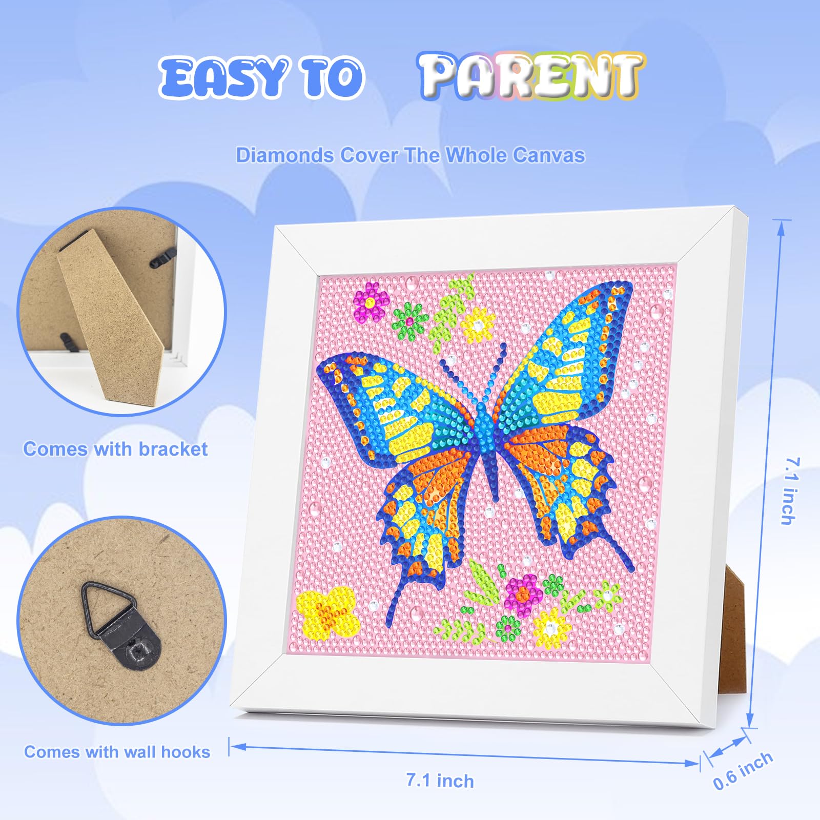 Nardoll Diamond Art Gems in vibrant colors spark creative projects.