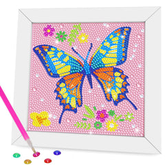 Nardoll Diamond Art Kits with Frame ready for display and kid-friendly crafting.
