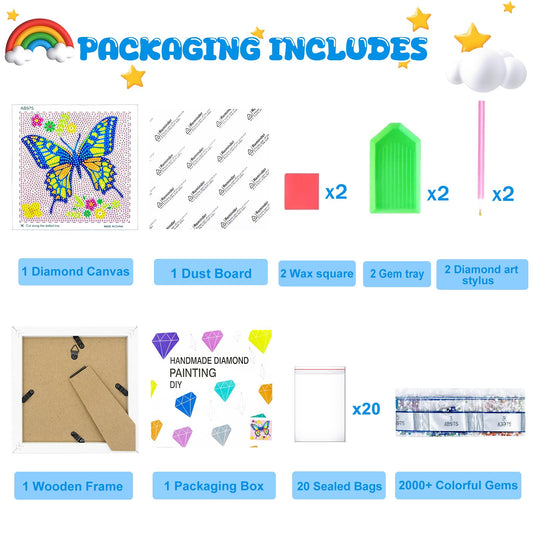 Nardoll Diamond Art Painting Start Kit helps young creators begin without mess.
