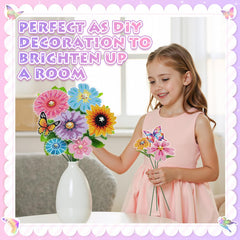 Nardoll diamond art stems and tapes enable secure, neat bouquet displays.