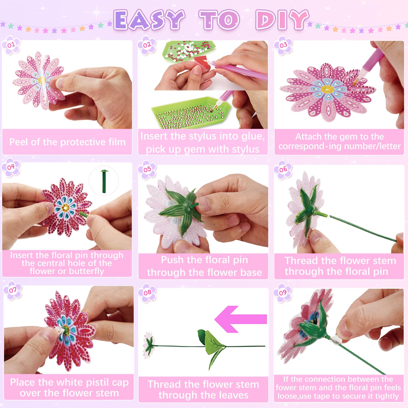 Nardoll finished flower bouquet decor adds cheerful charm to any room.