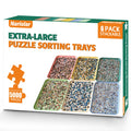 Nariolar stackable puzzle sorting trays keep large puzzles organized and tangle-free.