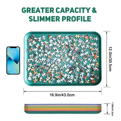 Nariolar large-capacity trays hold 180 pieces per tray flat and up to 1000 stacked.