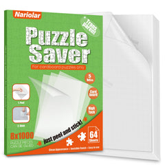 Nariolar Puzzle Saver Sheets front view with crystal-clear preservation for display.