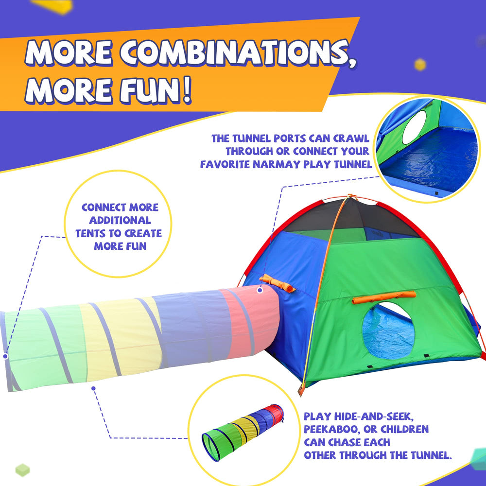 NARMAY Play Tent tote included for simple packing and gifting.