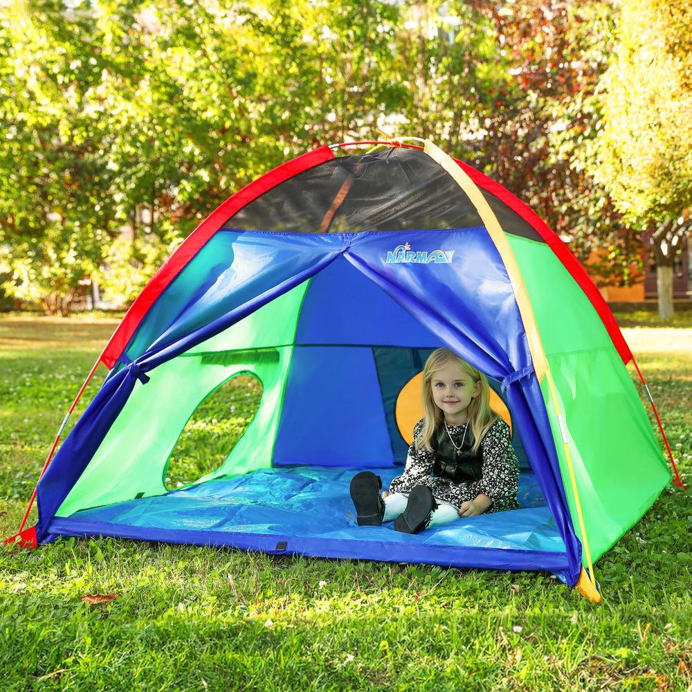 NARMAY Play Tent waterproof floor keeps kids dry during play.