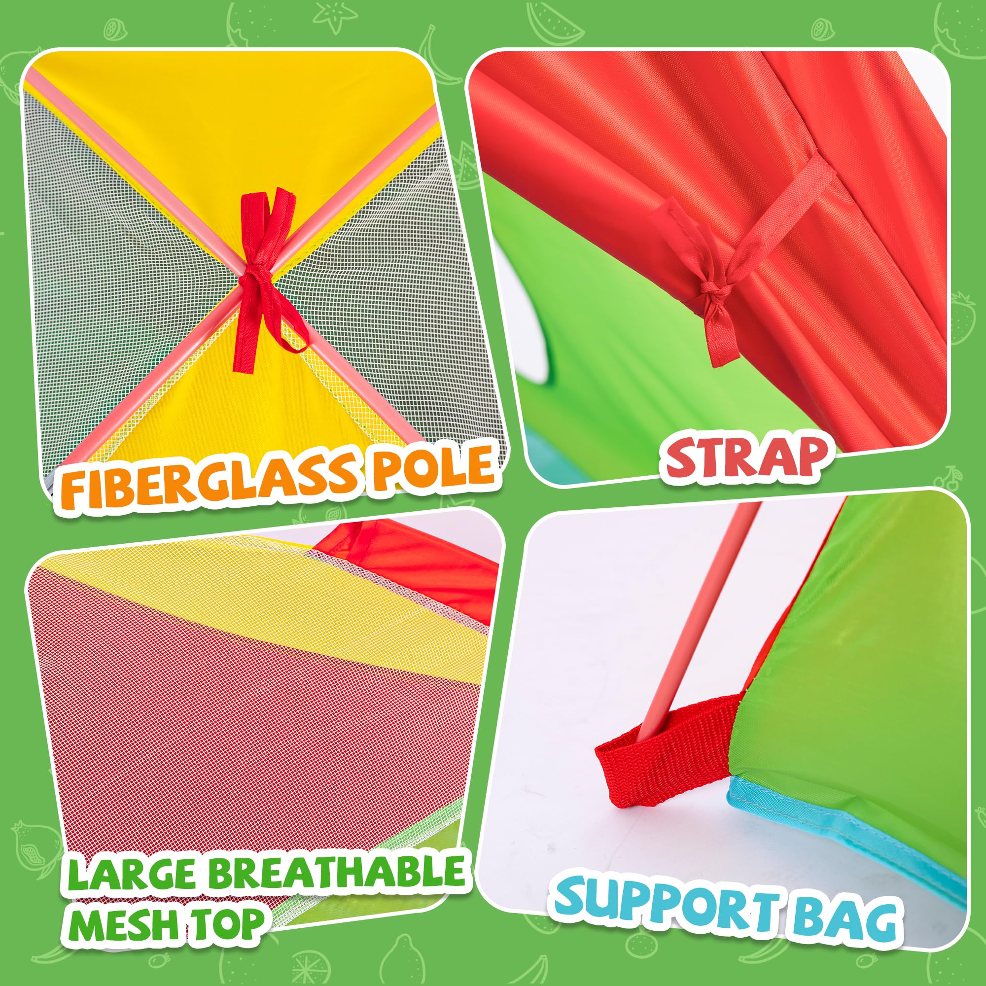 NARMAY Mesh panels keep little ones cool while you supervise.
