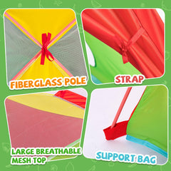 NARMAY Mesh panels keep little ones cool while you supervise.