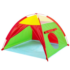 NARMAY Toddler Play Tent front view in vibrant colors for imaginative indoor play.