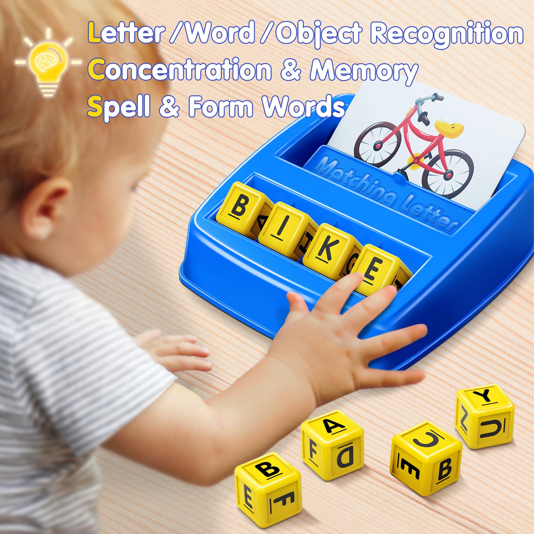 NARRIO flash cards show 60 words for progressive learning